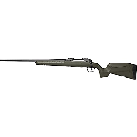 Savage Arms 32072 Axis 2  22-250 Rem 4+1 22 Matte Black Sporter Barrel, Matte Black Drilled & Tapped Steel Receiver, Fixed Green Synthetic Stock, Left Hand