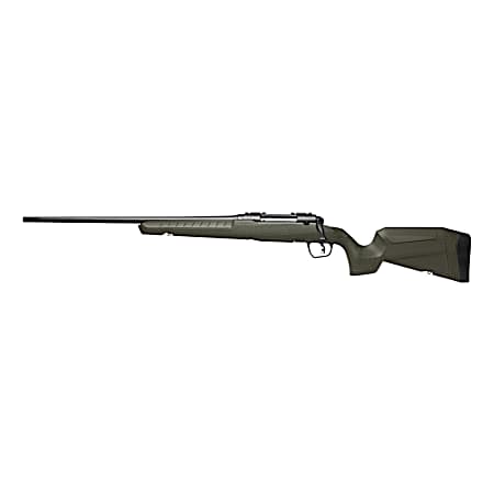 Savage Arms 32080 Axis 2  270 Win 4+1 22 Matte Black Sporter Barrel, Matte Black Drilled & Tapped Steel Receiver, Fixed Green Synthetic Stock, Left Hand