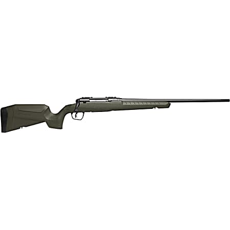 Savage Arms 32108 Axis 2 Compact 7mm-08 Rem 4+1 20 Matte Black Heavy Sporter Barrel, Matte Black Drilled & Tapped Carbon Steel Receiver, Fixed OD Green Synthetic Stock, Right Hand