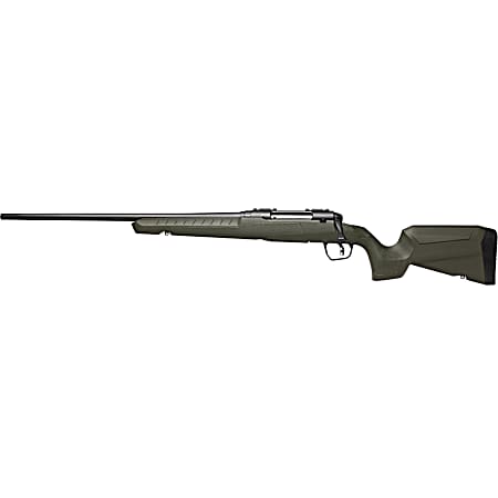 Savage Arms 32128 Axis 2 Compact 223 Rem 4+1 20 Matte Black Heavy Sporter Barrel, Matte Black Drilled & Tapped Carbon Steel Receiver, Fixed OD Green Synthetic Stock, Left Hand