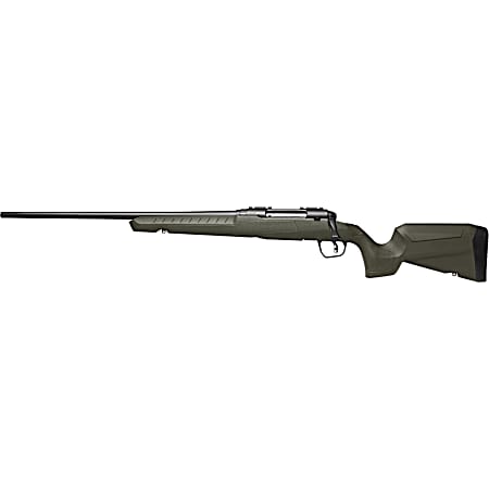 Savage Arms 32131 Axis 2 Compact 308 Win 4+1 20 Matte Black Heavy Sporter Barrel, Matte Black Drilled & Tapped Carbon Steel Receiver, Fixed OD Green Synthetic Stock, Left Hand