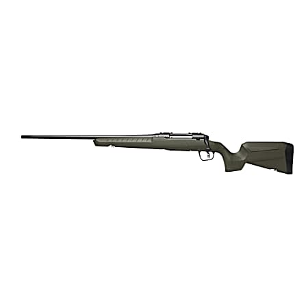 Savage Arms 32132 Axis 2 Compact 350 Legend 4+1 18 Matte Black Heavy Sporter Barrel, Matte Black Drilled & Tapped Carbon Steel Receiver, Fixed OD Green Synthetic Stock, Left Hand