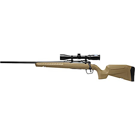 Savage Arms 32200 Axis 2 XP Combo 400 Legend 4+1 22 Black Sporter Barrel, Black Drilled & Tapped Steel Receiver, Fixed Flat Dark Earth Synthetic Stock, Left Hand, Boresighted 3-9x40
