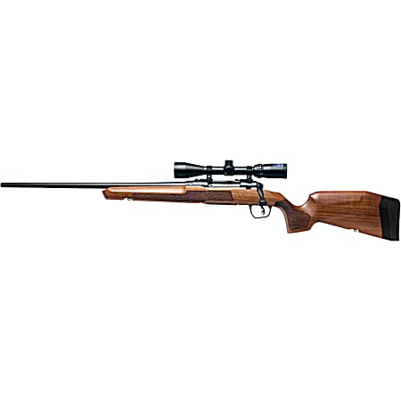 Savage Arms 32276 Axis 2 XP Combo 25-06 Rem 4+1 22 Matte Black Sporter Barrel & Drilled & Tapped Carbon Steel Receiver, Ergonomic Hardwood Stock, Left Hand, Weaver 3-9x40mm Scope