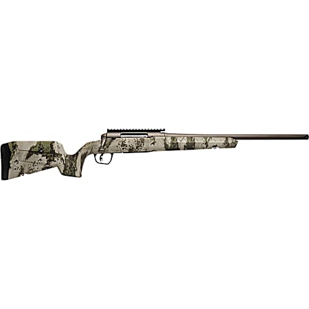 Savage Arms 32305 Axis 2 Pro Compact 308 Win 4+1 20 Gun Metal Bronze Cerakote Heavy Threaded Barrel & Picatinny Rail Carbon Steel Receiver, Fixed Woodland Camo Synthetic Stock, Right Hand