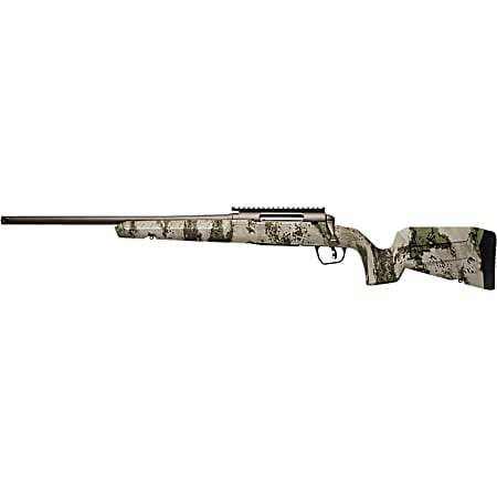 Savage Arms 32313 Axis 2 Pro Compact 350 Legend 4+1 18 Gun Metal Bronze Cerakote Heavy Threaded Barrel & Picatinny Rail Carbon Steel Receiver, Fixed Woodland Camo Synthetic Stock, Left Hand