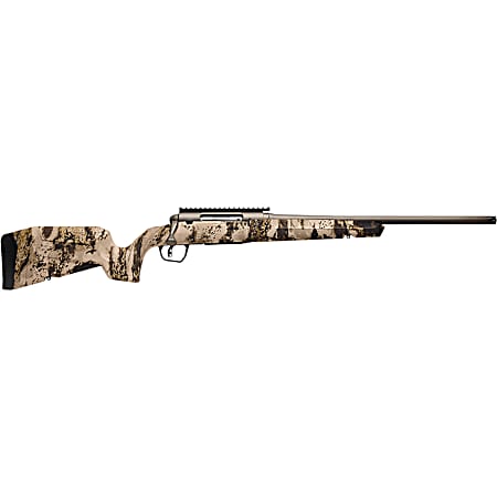 Savage Arms 32321 Axis 2 Pro 350 Legend 4+1 18 Gun Metal Bronze Cerakote Heavy Sporter Threaded Barrel & Picatinny Rail Carbon Steel Receiver, Fixed Western Camo Synthetic Stock, Right Hand