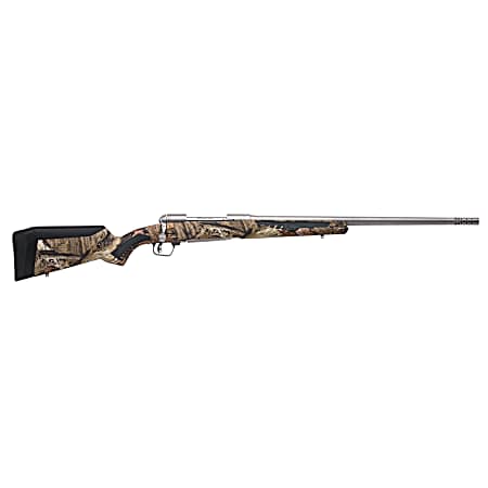 Savage Arms 57045 110 Bear Hunter 300 Win Mag 3+1 23 Matte Stainless Steel Straight Fluted Barrel, Mossy Oak Break-Up Country Fixed Sporter w/AccuFit Stock, Right Hand