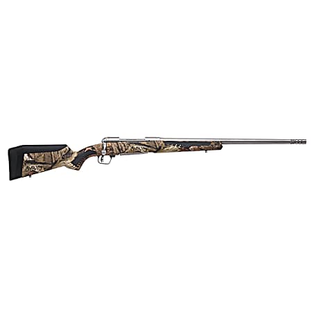 Savage Arms 57046 110 Bear Hunter 338 Win Mag 2+1 23, Matte Stainless, Mossy Oak Break-Up Country Fixed AccuStock with AccuFit