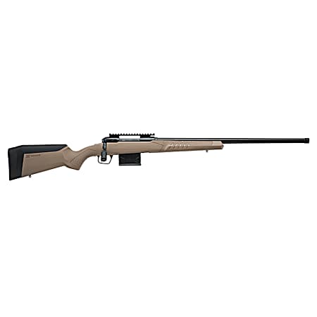 Savage Arms 57137 110 Tactical Desert 6mm Creedmoor 10+1 26, Matte Black Metal, Flat Dark Earth Fixed AccuStock with AccuFit