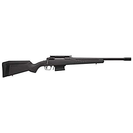 Savage Arms 57140 110 Haymaker 450 Bushmaster 4+1 18 Barrel, Matte Black Metal, Black Fixed AccuStock with AccuFit