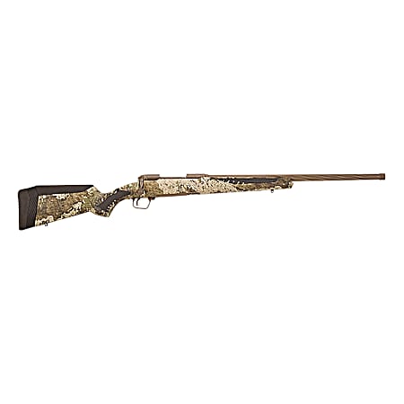 Savage Arms 57418 110 High Country 7mm Rem Mag 3+1 24, Midnight Bronze Cerakote, TrueTimber Strata Fixed AccuStock with AccuFit