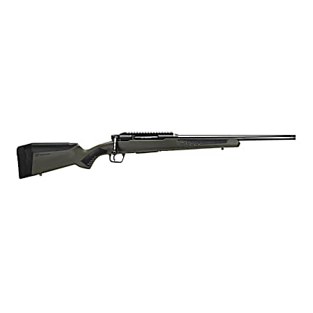 Savage Arms 57656 Impulse Hog Hunter Full Size 300 Win Mag 3+1 24 Matte Black Threaded Barrel, Matte Black Aluminum Receiver w/Picatinny Rail, Matte OD Green AccuStock Synthetic Stock, Ambidextrous
