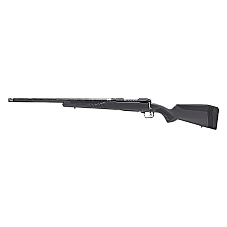 Savage Arms 57714 110 UltraLite 6.5 Creedmoor 4+1 22 Carbon Fiber Wrapped Barrel, Black Melonite Rec, Gray AccuStock with AccuFit, Left Hand