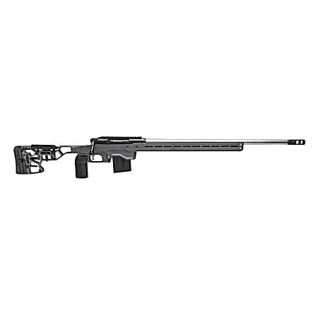 Savage Arms 57893 Impulse Elite Precision 338 Lapua Mag 5+1 30 Stainless Barrel, Matte Black Nitride Rec, Gray Cerakote Adjustable MDT ACC Aluminum Chassis Stock