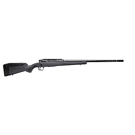 Savage Arms 57900 Impulse Mountain Hunter 28 Nosler 2+1 24 Carbon Fiber Threaded Barrel, Black Aluminum Receiver w/Picatinny Rail, Gray AccuStock Synthetic Stock, Ambidextrous