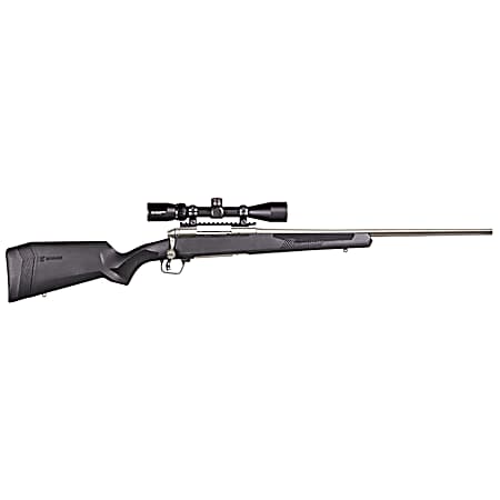 Savage Arms 58014 110 Apex Storm XP 7mm PRC 2+1 22, Matte Stainless Metal, Synthetic Stock, Vortex Crossfire II 3-9x40mm Scope