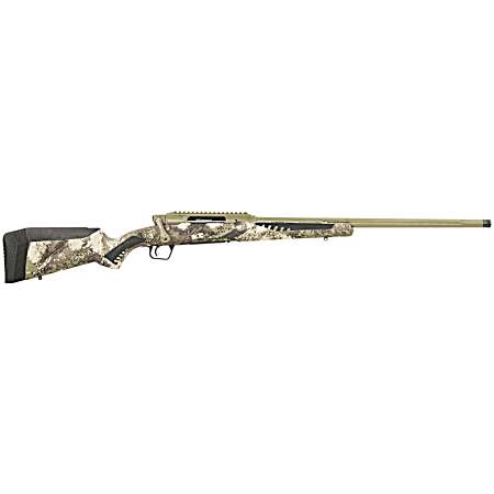 Savage Arms 58023 Impulse Big Game 243 Win 4+1 22 Threaded, Hazel Green Barrel/Rec, Woodland Camo AccuStock with AccuFit, Includes Detachable Box Mag