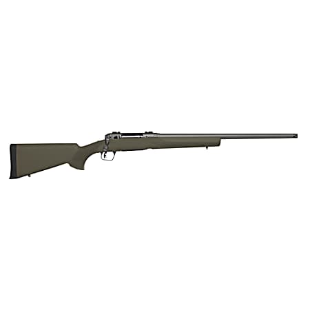 Savage Arms 58040 110 Trail Hunter 300 WSM 2+1 24 Threaded/Medium Heavy Profile, Tungsten Gray Cerakote Barrel/Rec, OD Green Hogue Overmold Stock, Adj. AccuTrigger, Weaver Base