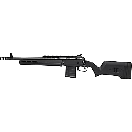 Savage Arms 58186 110 Scout Full Size 450 Bushmaster 5+1 16.50 Matte Black Threaded Barrel, Picatinny Rail Carbon Steel Receiver, Black Magpul Hunter Synthetic Stock, Left Hand