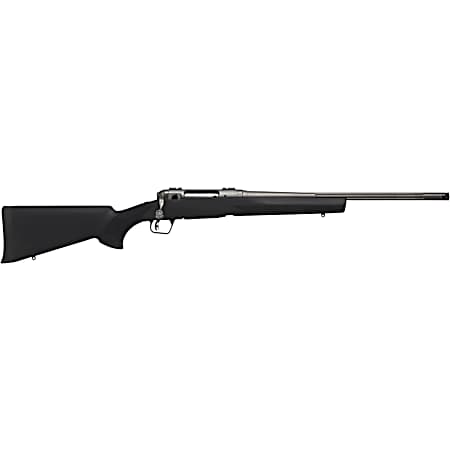 Savage Arms 58266 110 Trail Hunter Lite Full Size 223 Rem 4+1 20  Fluted/Threaded Barrel, Drilled & Tapped Steel Receiver, Black Fixed Synthetic Stock