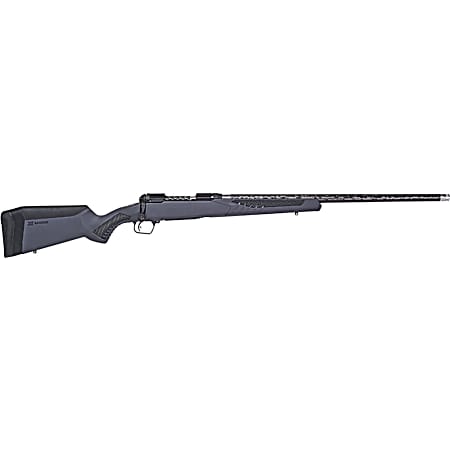Savage Arms 58321 110 UltraLite 7mm BC 4+1 20 Carbon Fiber Threaded Barrel, Black Melonite Drilled & Tapped Stainless Steel Receiver, Adj AccuStock Gray Synthetic Stock, Right Hand