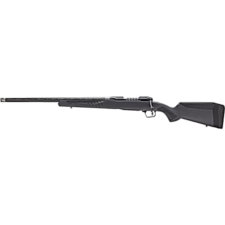 Savage Arms 58322 110 UltraLite 7mm BC 4+1 20 Carbon Fiber Threaded Barrel, Black Melonite Drilled & Tapped Stainless Steel Receiver, Adj AccuStock Gray Synthetic Stock, Left Hand