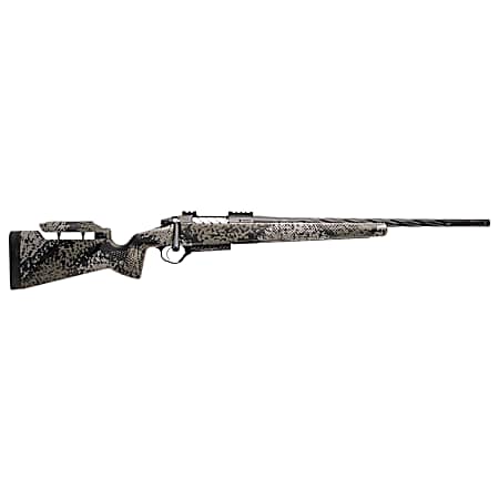 Seekins Precision 0011710275-F Havak PH3 7mm BC 22 Black Fluted Threaded Barrel, Black Picatinny Rail Steel Receiver, Adj Cheek Riser Mountain Shadow Synthetic Stock