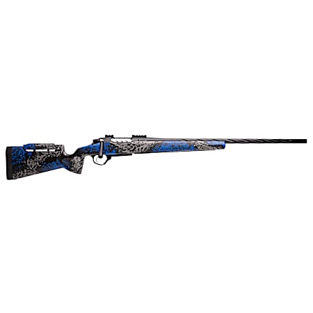 Seekins Precision 0011710321-F Havak PH3 6 Creedmoor 24 Black Fluted Threaded Barrel Black Picatinny Rail Glacier Shadow Camo Adj Cheek Riser Synthetic Stock