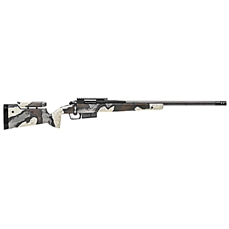 Springfield Armory BAW92465PRCCFDA Model 2020 Waypoint 6.5 PRC 3+1 24 Graphite Black Cerakote Carbon Fiber Barrel  & Receiver, Ridgeline Camo Hybrid Profile w/Adj Comb & M-LOK Stock, Right Hand