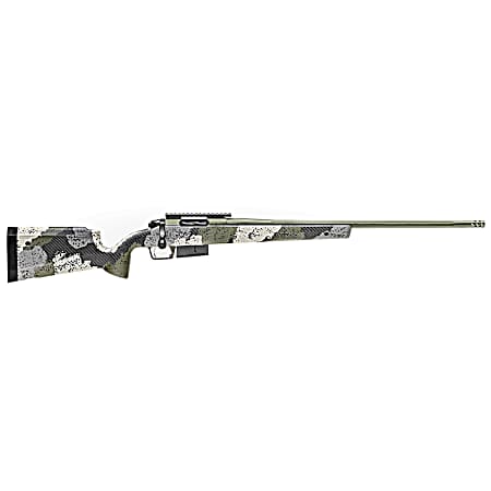 Springfield Armory BAW92465PRCG Model 2020 WayPoint  6.5 PRC 3+1 Cap 24 Mil-Spec Green Cerakote Rec/Barrel Evergreen Camo Carbon Fiber Hybrid Profile with M-LOK Stock Right Hand (Full Size)