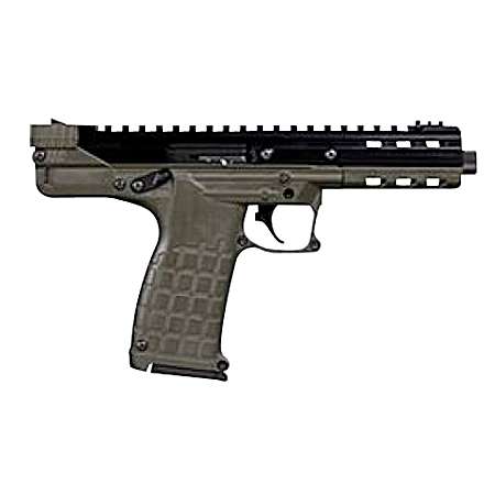 Kel-Tec CP33GRN CP33  22 LR 33+1 5.50 Black Ported/Threaded Barrel, Serrated/Optic Ready Slide, Green Polymer w/Picatinny Rail Frame, Black Polymer Grip Ambidextrous