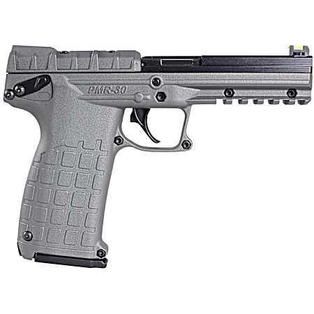 Kel-Tec PMR30TACGY PMR30  22 WMR 30+1 4.30 Fluted Steel Barrel, Black/Gray Serrated Slide, Gray Polymer Frame w/Picatinny Accessory Rail, Gray Textured Polymer Grip