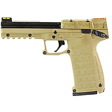Kel-Tec PMR30TAN10 PMR30  22 WMR 10+1 4.30 Black Fluted Steel Barrel, Black/Tan Serrated Slide, Tan Polymer Frame w/Picatinny Rail, Tan Textured Polymer Grip
