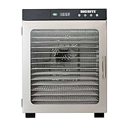 BigBite® 16-Tray Stainless Steel Dehydrator