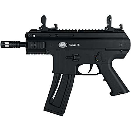 Blue Line Solutions 4150043 TacOps Pk 22 LR 22+1 5 Black Anodized Steel Barrel, Picatinny Rail Receiver, Black Aluminum Frame w/Picatinny Rail