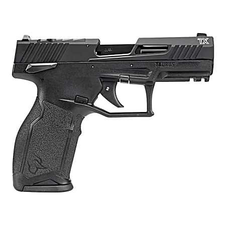 Taurus 1-2TX22P341-15 TX22 T.O.R.O. 22 LR 15+1 4.10 Matte Black Steel Barrel, Black Hard Coat Anodized Optic Ready/Serrated Slide, Black Polymer Frame w/Picatinny Rail, Textured Grip