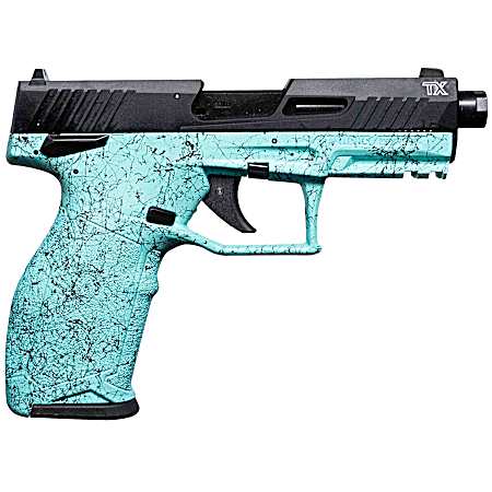 Taurus 12TX22141SP4 TX22 Gen 2 Full Size Frame 22 LR 16+1/22+1 4.10 Threaded Barrel, Serrated Slide, Polymer Frame w/Picatinny Rail, Right Hand