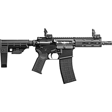 Tippmann Arms A101042 M4 Micro Elite 22 LR 25+1 7 Black Parkerized Threaded Barrel, Black Parkerized Receiver w/Picatinny Rail, M-LOK Handguard, Black T5 Arm Brace, Black Gen2 Grip, Right Hand