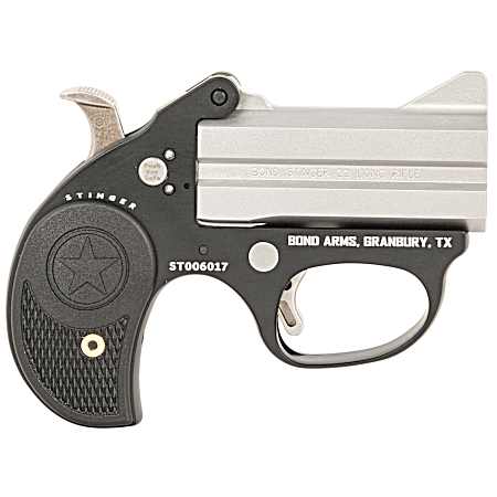 Bond Arms BAST Stinger  22 LR 2rd, 3 Double Matte Stainless Steel Barrel, Anodized Aluminum Frame, Black Nylon Grip, Rebounding Hammer, Crossbolt Safety