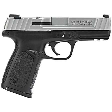 Smith & Wesson 123403 SD40 VE *CA Compliant Compact Frame 40 S&W 10+1, 4 Stainless Steel Barrel, Satin Serrated Stainless Steel Slide, Black Polymer Frame w/Picatinny Rail