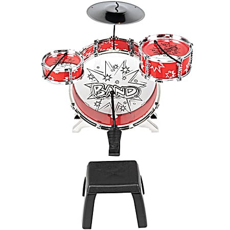 Kiddie Jazz Drum Set w/ Stool