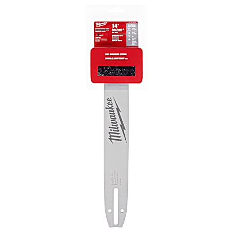 14 in. .325 in. LOW PROFILE Pitch .043 in. Gauge Saw Chain and Guide Bar Set