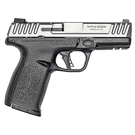 Smith & Wesson 13936 SD40 2.0 Compact Frame 40 S&W 14+1 4 Stainless Steel Barrel, Satin Serrated Stainless Steel Slide, Black Polymer Frame w/Picatinny Rail, Textured Grip