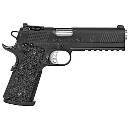 Springfield Armory PC9105LCA18 1911 TRP Operator *CA Compliant 45 ACP 5 7+1 Black Armory Kote Long Black Carbon Steel Slide Black G10 Grip
