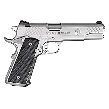 Springfield Armory PC9107LCA18 1911 TRP *CA Compliant 45 ACP 7+1, 5 Match Grade Steel Steel Barrel, Serrated Slide & Frame w/Beavertail, Black G10 Grip