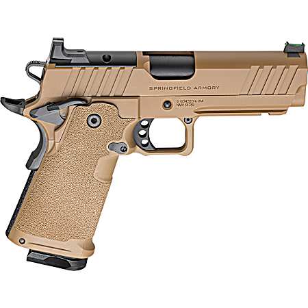Springfield Armory PH9117AOSCBLC 1911 DS Prodigy 9mm 10+1 4.25 Coyote Brown Cerakote Optic Ready Carbon Steel Slide Polymer Grip