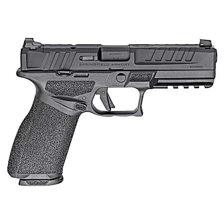 Springfield Armory EC9459BLCU Echelon  9mm Luger 10+1 4.50 Black Melonite Steel Barrel & Optic Ready/Serrated Steel Slide, Black Polymer Frame w/Picatinny Rail, Textured Grip