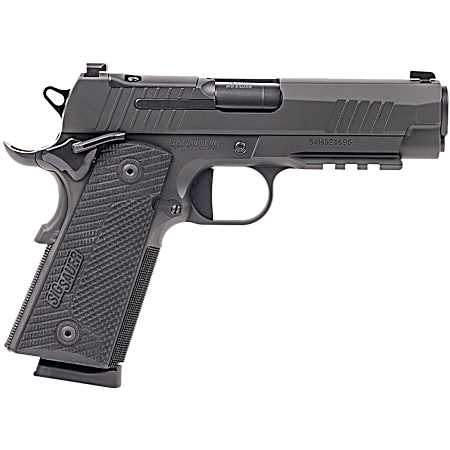 Sig Sauer 1911XCA45BXR3 1911 XCarry 45 ACP 8rd 4.25 Black DLC Black DLC Optic Ready Stainless Steel Slide Black DLC Black G10 Grip