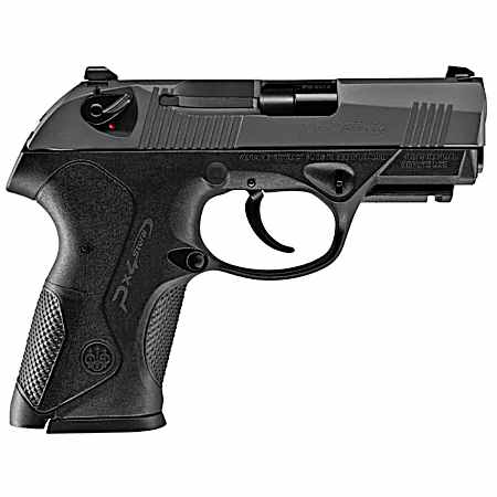 Beretta USA JXC9G10CC2 PX4 G Compact Carry 9mm Luger 10+1 3.20 Black Inox Heavy Contour Rotating Barrel, Black Bruniton Serrated Steel Slide, Black Polymer Frame w/Picatinny Rail